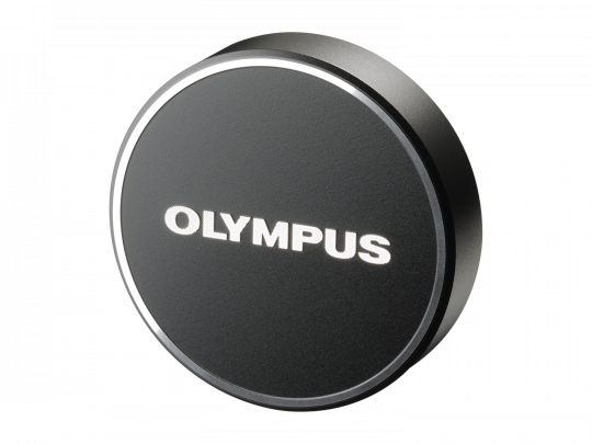 Olympus LC‑48B Tappo copriobiettivo metallico nero